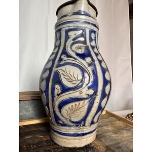 Westerwald Antique Stoneware Beer Flagon, Stein